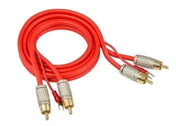 Межблочный кабель AURA RCA-3213 - 1 метр, 2-канальный, медь, двойной экран