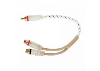 Y-Разветвитель KICX FRCA02Y, 1 папа + 2 мама, медно-алюминиевый