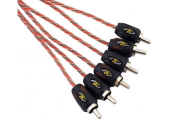 Межблочный кабель STINGER SI4617 - 5 метров, 6-канальный, медь, вплетенный экран