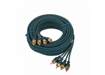 Межблочный кабель KICX ARCA45, 4RCA-4RCA, экран, 5 метров, медь