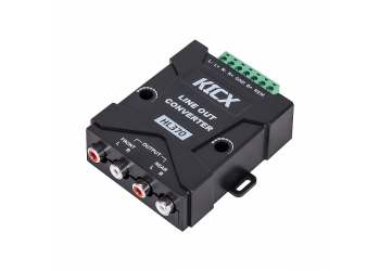 RCA-адаптер высокого уровня KICX HL 370, 4-х канальный, remote
