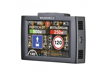 Видеорегистратор с антирадаром и GPS INTEGO MAGNUM 2.0, FullHD, GPS, G-сенсор
