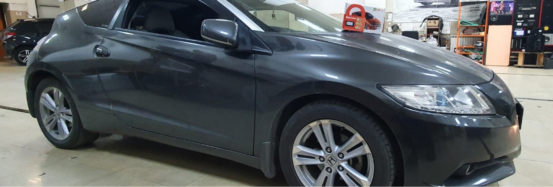  Honda CRZ гибрид Установка сигнализации Starline  E96 