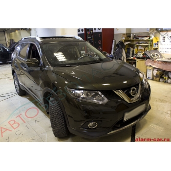 Nissan Qashqai - Авторская защита от угона, Pandora DXL 3910, Webasto